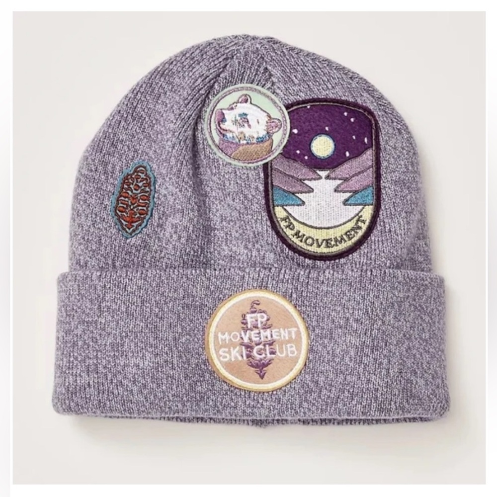 Free People Park Patch Beanie